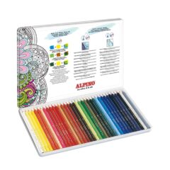 Akvarelové farbičky v kovovej krabičke Alpino 36ks -Oma & Luj