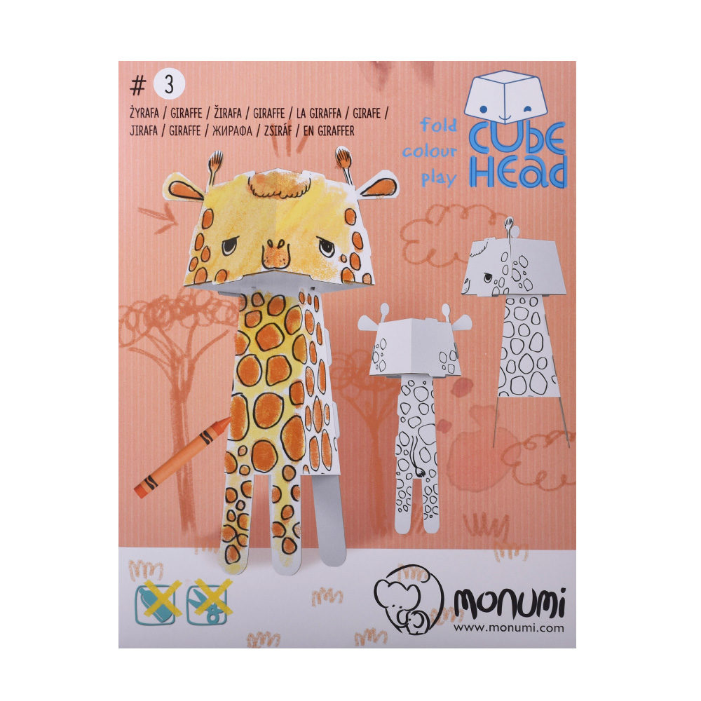 Kartónové modely Monumi žirafa - Oma & Luj
