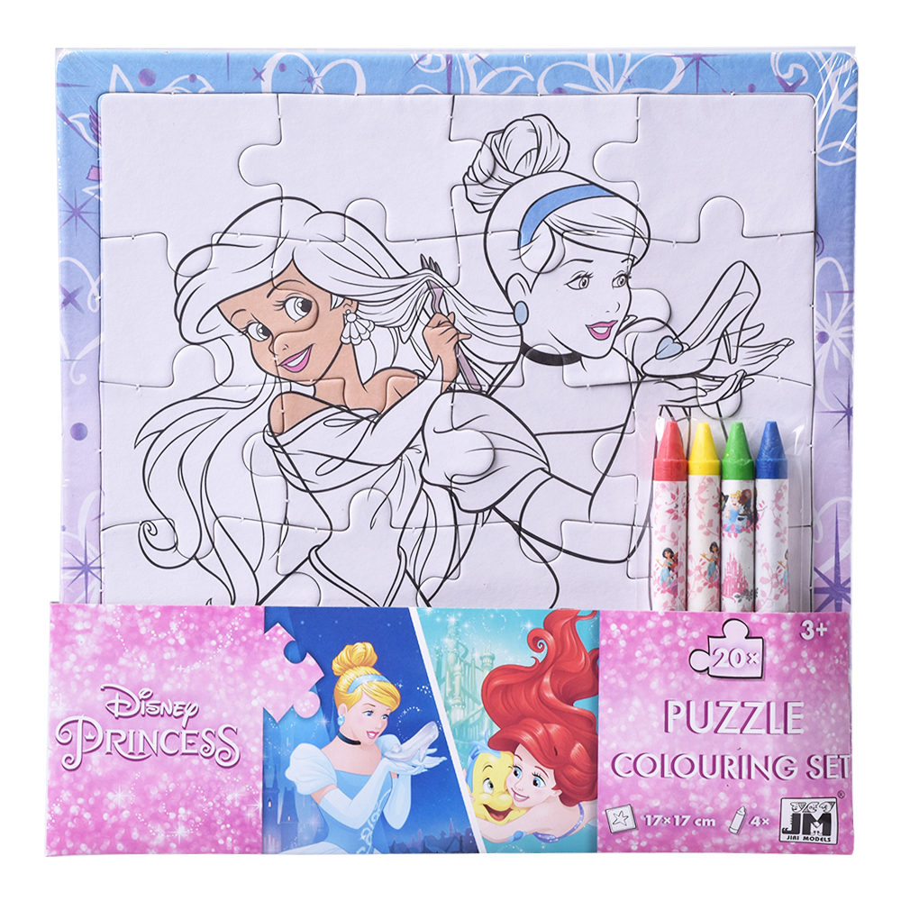 Puzzle omaľovánka Princezné - Oma & Luj