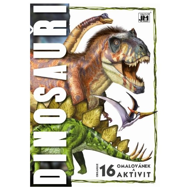 Omaľovánka A4 Dinosaury- Oma & Luj
