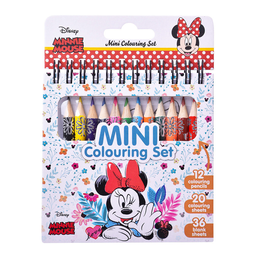 Mini blok s farbičkami Minnie - Oma & Luj