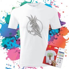 Pánske Tričko Kakadu - Omaľovánka na tričku - Oma & Luj