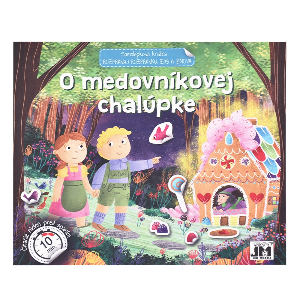 Samolepková knižka Medovníková chalupka - Oma & Luj