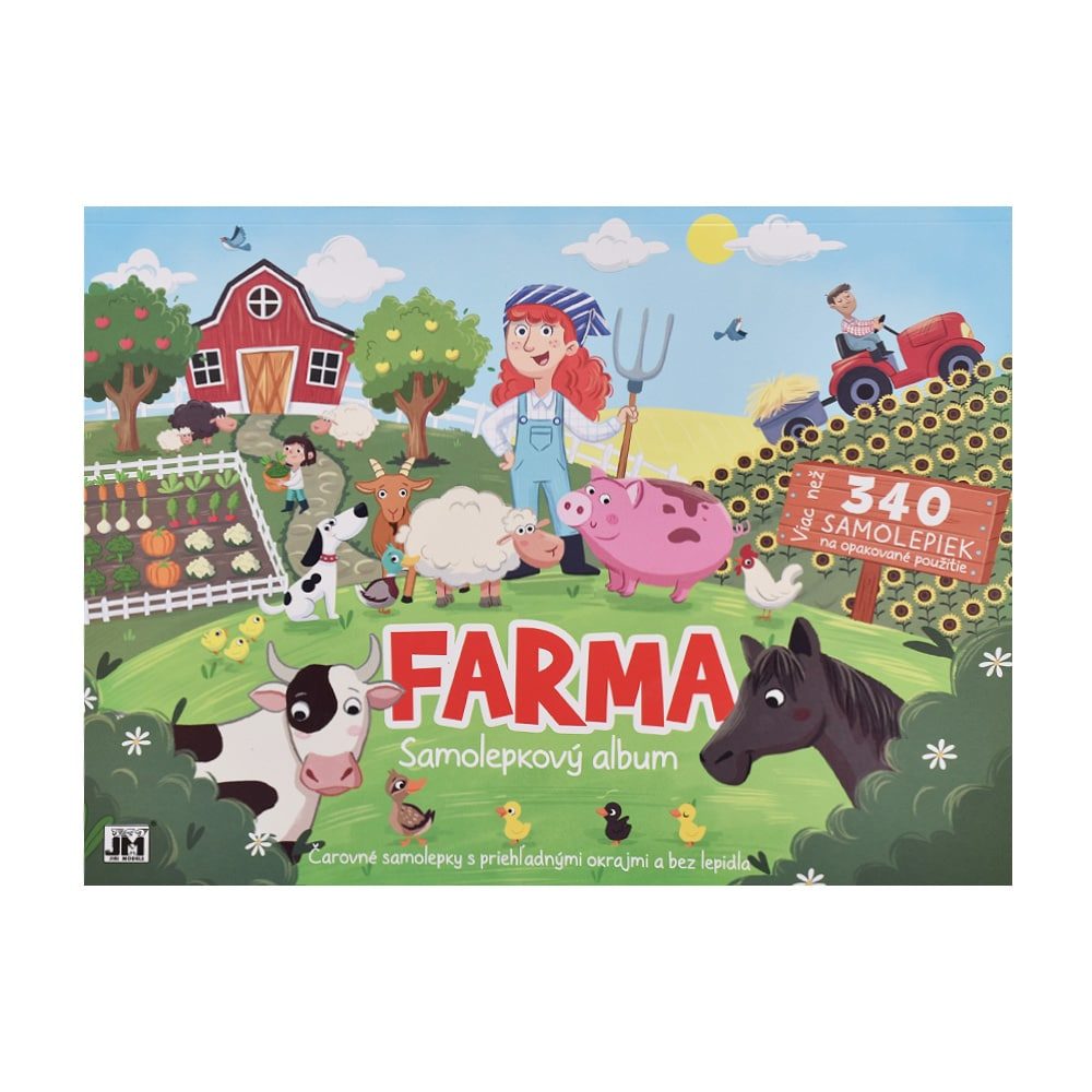 Samolepková knižka Farma - Oma& Luj