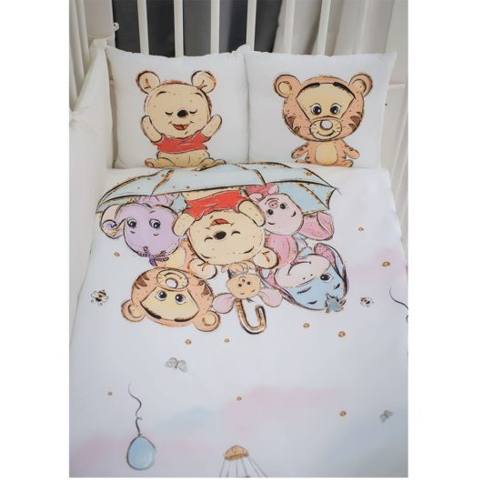 Timmi dreams posteľná súprava do postieľky 120x60cm Disney - Oma & Luj
