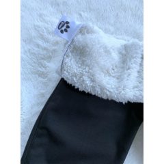 Kiwi softshellové nohavice zateplené s barančekom čierne- Oma & Luj