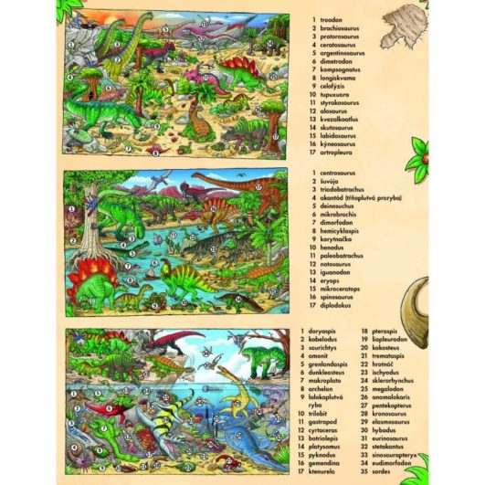 Leporelo dinosaury - veľká knižka pre malých rozprávačov - Oma & Luj