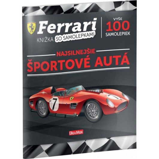 Samolepková knižka Ferrari Športové autá-Oma & Luj