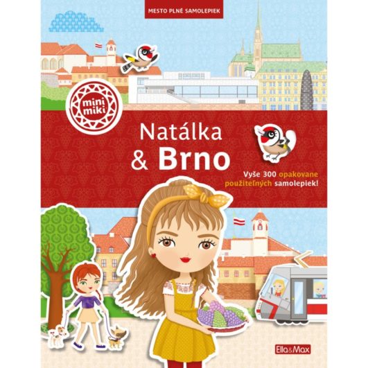 Samolepková knižka Natálka & Brno-Oma & Luj