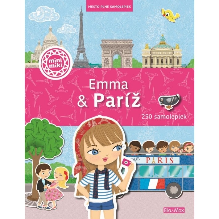 Samolepková knižka Emma & Paríž - Oma & Luj