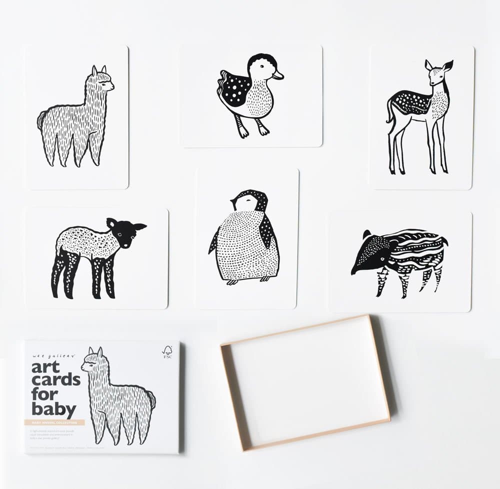 Kontrastné kartičky - Art Cards Baby Animals