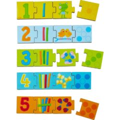 Haba Drevené puzzle na učenie Čísla do 5 20 ks