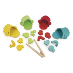 Janod Montessori hračka na triedenie Veľryby
