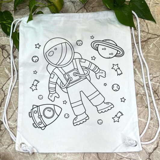Batoh na vymaľovanie Astronaut
