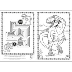 Omaľovánka Dinosaurus A4 -Oma & Luj