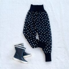 Kiwi softshellové nohavice zateplené reflexné srdiečka - Oma & Luj