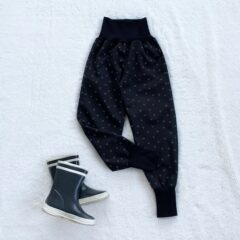 Kiwi softshellové nohavice zateplené reflexné srdiečka - Oma & Luj