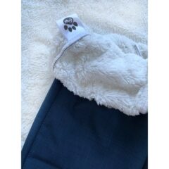 Kiwi softshellové nohavice zateplené s barančekom tmavomodré-Oma & Luj