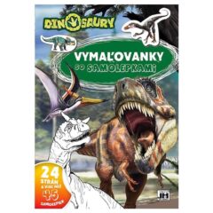 Omaľovánka Dinosaury so 45 samolepkami - Oma & Luj