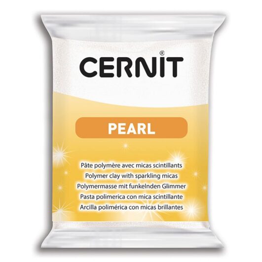 Polymérová hmota Cernit Pearl biela 56g - Oma & Luj