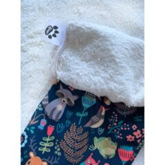 Kiwi softshellové nohavice zateplené s barančekom lesné zvieratká - Oma & Luj