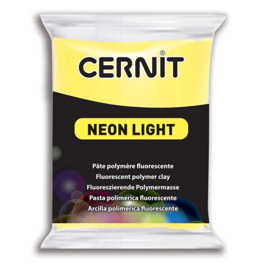 Polymérová hmota Cernit Neon žltá 56g - Oma & Luj