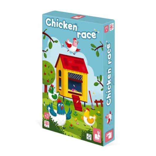 Janod Spoločenská hra pre deti Chicken Race -Oma & Luj