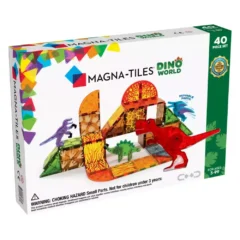 Magnetická stavebnica Magna Tiles Dino 40 dielov-Oma & Luj