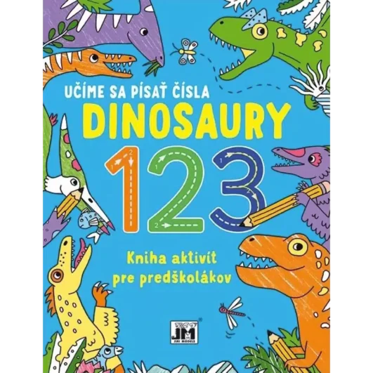 Učíme sa písať čísla dinosaury - Oma & Luj