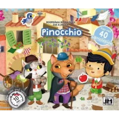 Samolepková knižka Pinocchio- Oma & Luj
