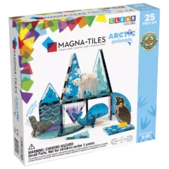 Magnetická stavebnica Magna tiles Artctic 25 dielov-Oma & Luj