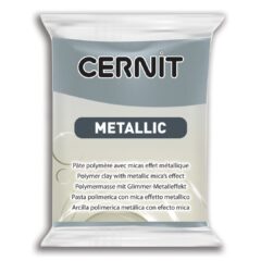 Polymérová hmota Cernit Mettallic oceľ 56g -Oma & Luj