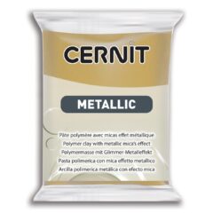 Polymérová hmota Cernit Mettallic zlatá rich 56g -Oma & Luj