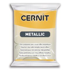 Polymérová hmota Cernit Mettallic žltá 56g -Oma & Luj