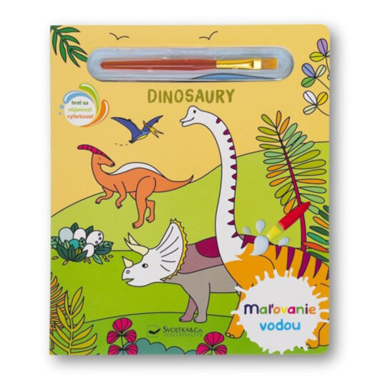 Maľovanie vodou Dinosauri - Oma & Luj